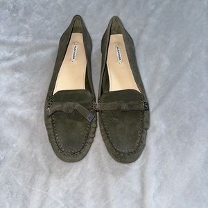 Green Suede Loafer